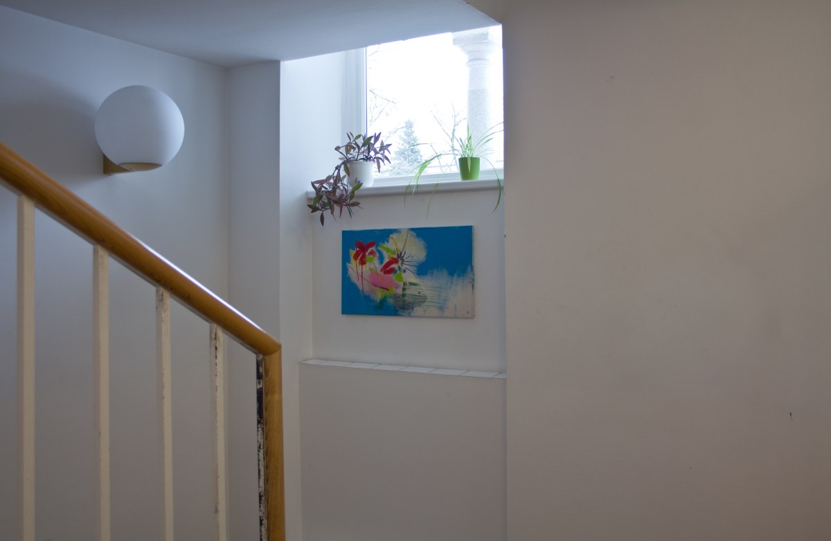 Ausstellungsansicht 2, Julia Hinterberger, Im Vorbeigehen, 2015