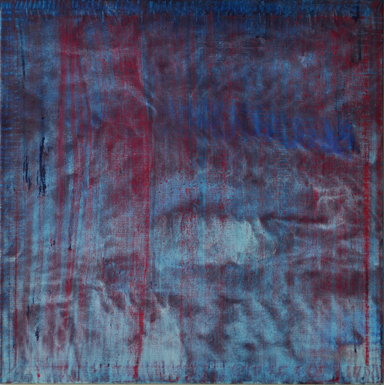 Julia Hinterberger o.T. Mischtechnik auf Leinwand 90 x 90 cm 2013