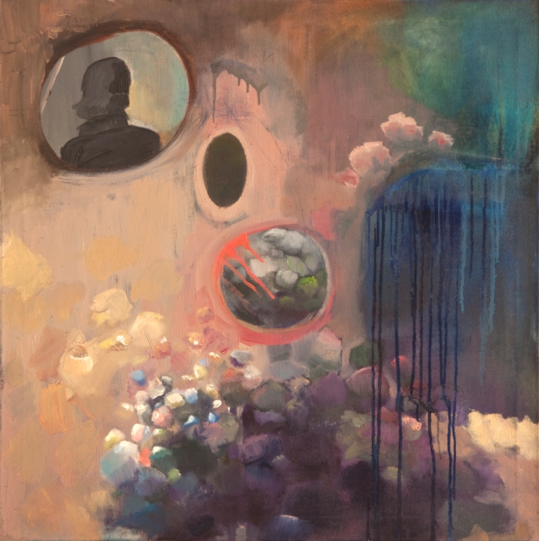 Julia Hinterberger Wells Next The Sea Öl auf Leinwand 90 x 90 cm 2009