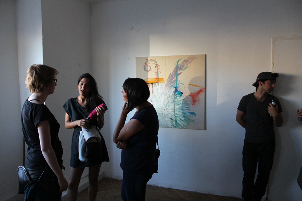 Ausstellungseröffnung Lemon Garden, Julia Hinterberger und Elitsa Velikova, 2015, IMG_5938