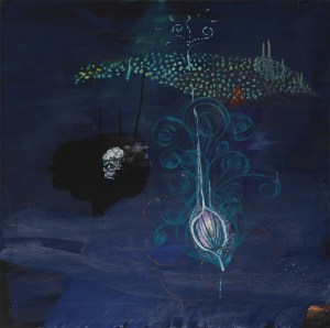 julia-hinterberger-fluchtvehikel-oel-und-collage-auf-leinwand-90-x-90-cm-2016